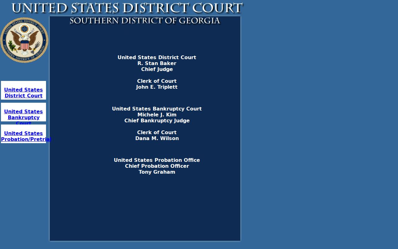 Long County criminal records Southern District of Georgia