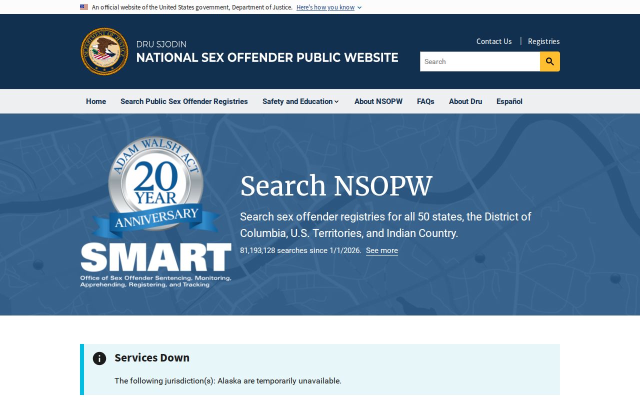 Long County sex offender search extended through the national registry